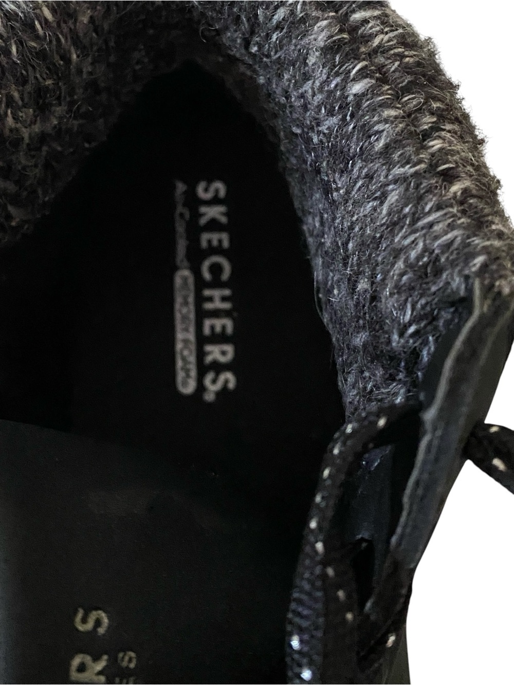Skechers Uno Gen1 Darling Daze High Top Sneaker Boot Platform Wedge Black Sz 5.5 - Picture 10 of 11